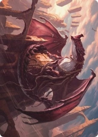 Image for Velomachus Lorehold Art Card (61) (Art Series: Strixhaven) - Magic: The Gathering