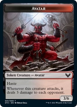 Image for Avatar Token (1) (Strixhaven: School of Mages) - Magic: The Gathering