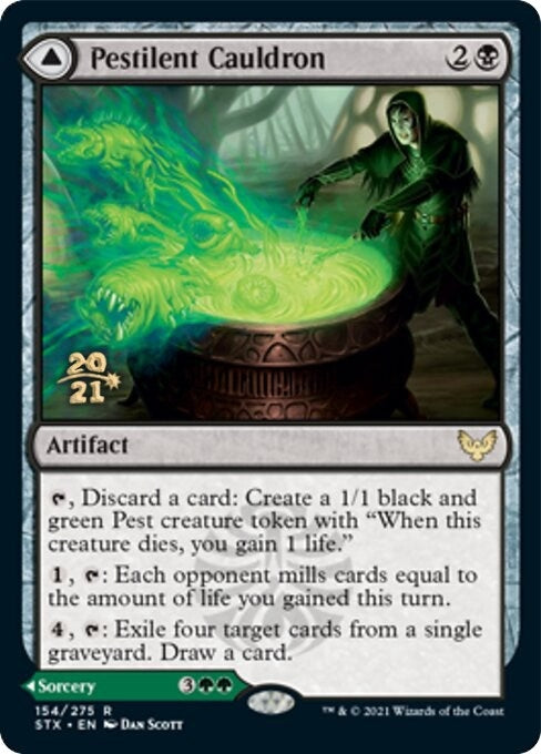 Image for Pestilent Cauldron (154) (Prerelease Cards) - Magic: The Gathering