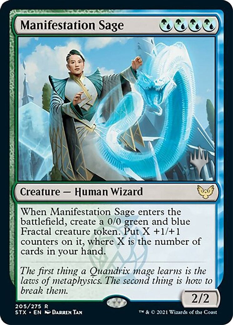 Image for Manifestation Sage (205) (Promo Pack: Strixhaven) - Magic: The Gathering