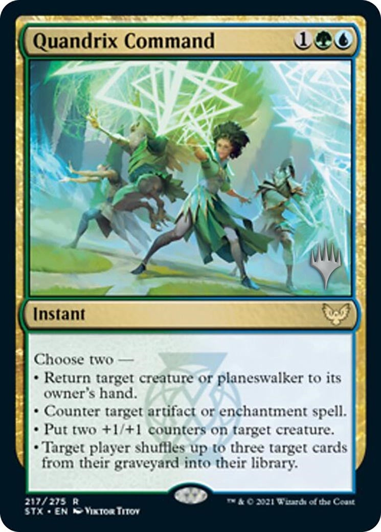 Image for Quandrix Command (217) (Promo Pack: Strixhaven) - Magic: The Gathering