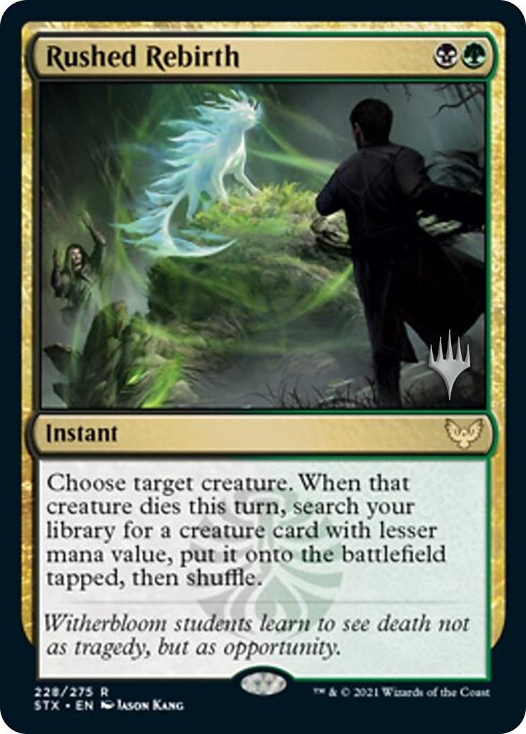 Image for Rushed Rebirth (228) (Promo Pack: Strixhaven) - Magic: The Gathering