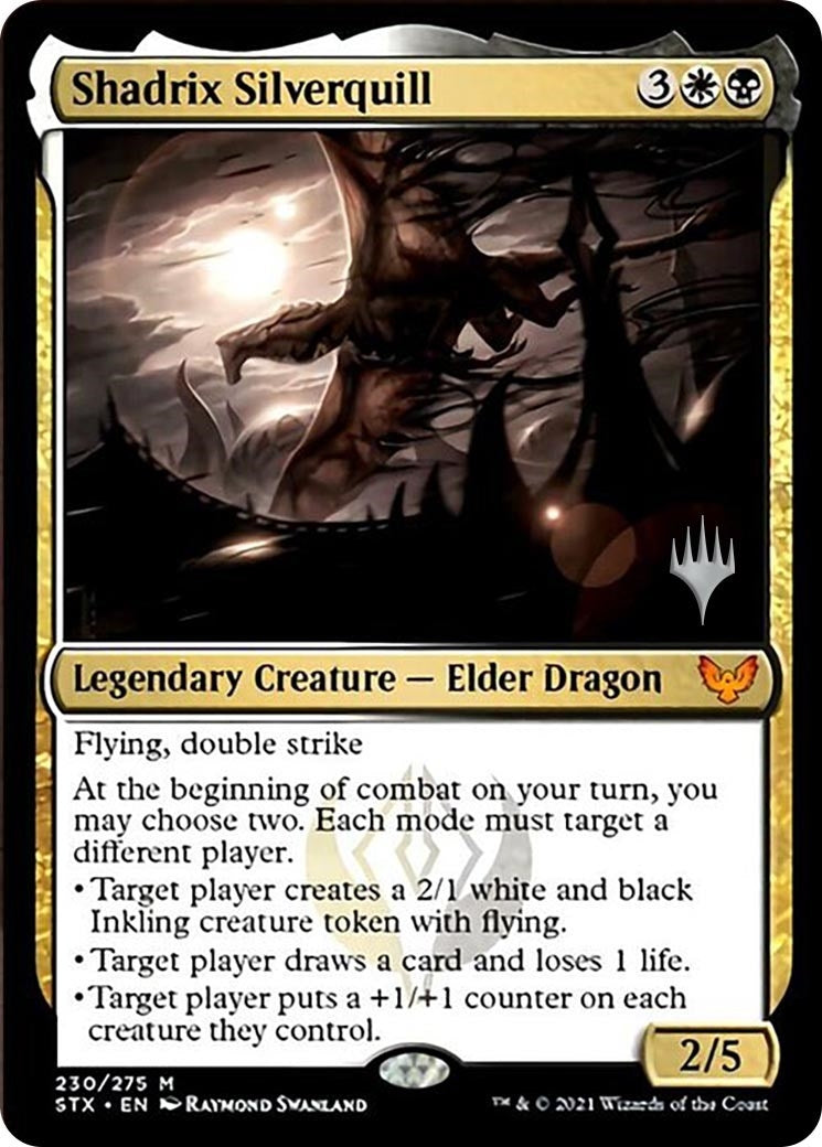 Image for Shadrix Silverquill (230) (Promo Pack: Strixhaven) - Magic: The Gathering