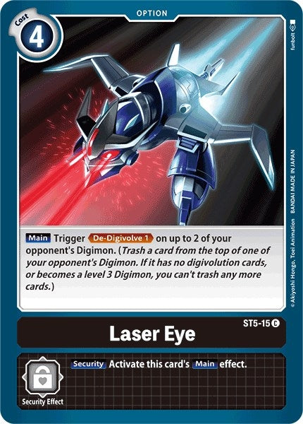 Image for Laser Eye (ST5-15 C) (Starter Deck 05: Machine Black) - Digimon Card Game