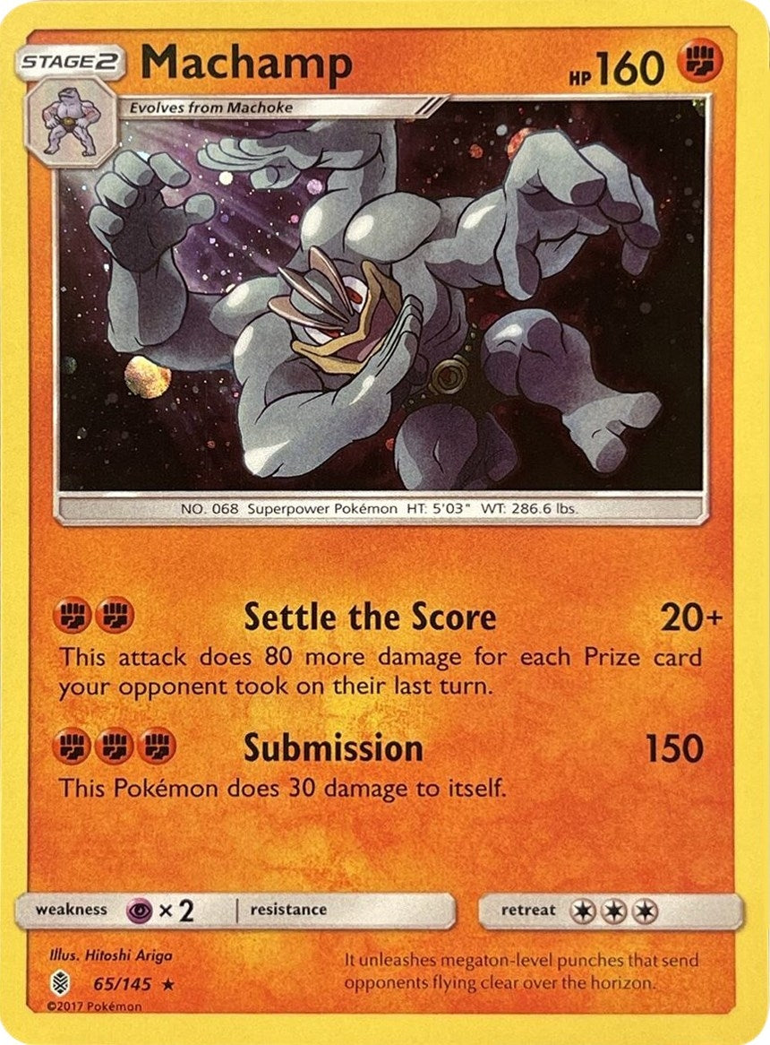 Image for Machamp - 65/145 (Cosmos Holo) (065/145) (Blister Exclusives) - Pokemon