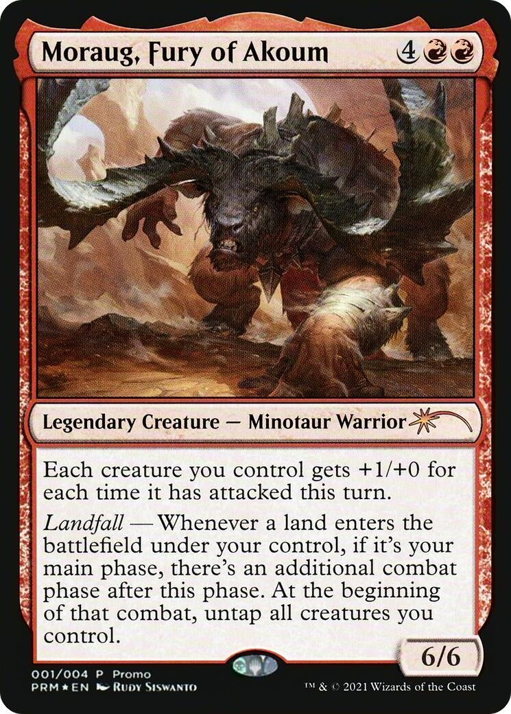 Image for Moraug, Fury of Akoum (1) (Unique and Miscellaneous Promos) - Magic: The Gathering