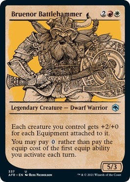 Image for Bruenor Battlehammer (Showcase) (337) (Adventures in the Forgotten Realms) - Magic: The Gathering