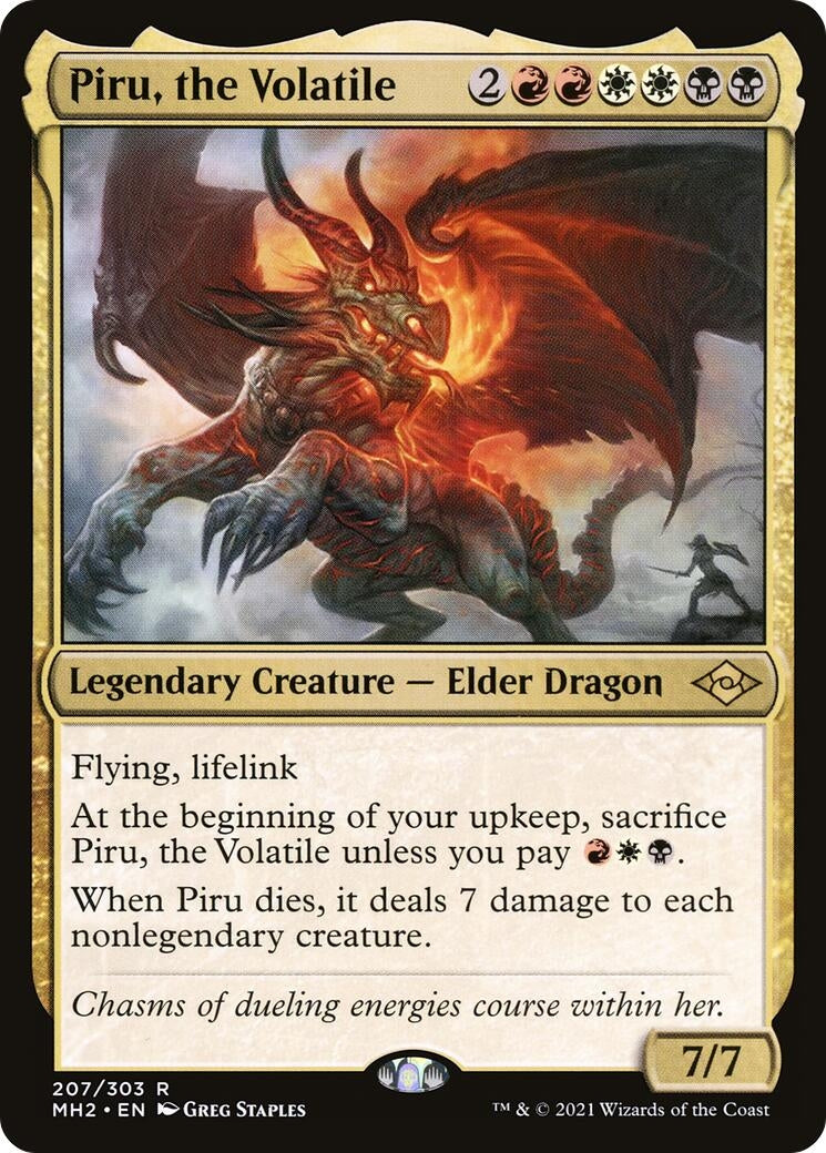 Image for Piru, the Volatile (207) (Modern Horizons 2) - Magic: The Gathering