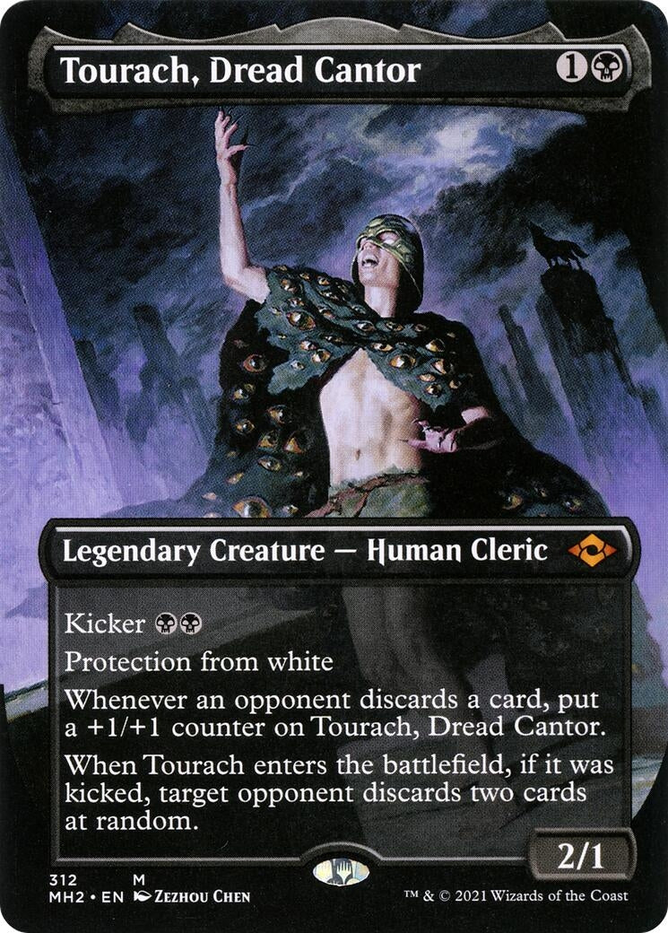 Image for Tourach, Dread Cantor (Borderless) (312) (Modern Horizons 2) - Magic: The Gathering