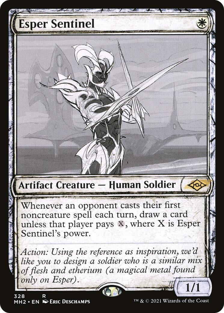 Image for Esper Sentinel (Showcase) (328) (Modern Horizons 2) - Magic: The Gathering