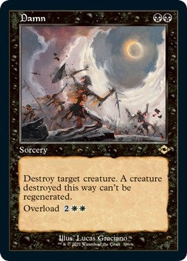Image for Damn (Retro Frame) (Foil Etched) (396) (Modern Horizons 2) - Magic: The Gathering