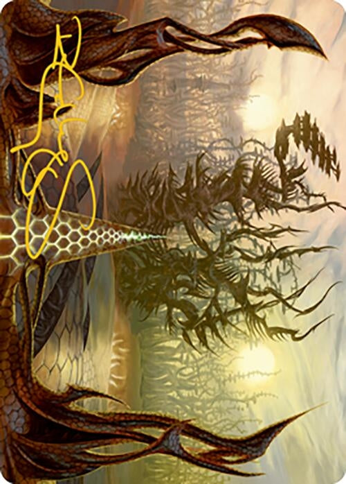Image for Thornglint Bridge Art Card (Gold-Stamped Signature) (81) (Art Series: Modern Horizons 2) - Magic: The Gathering