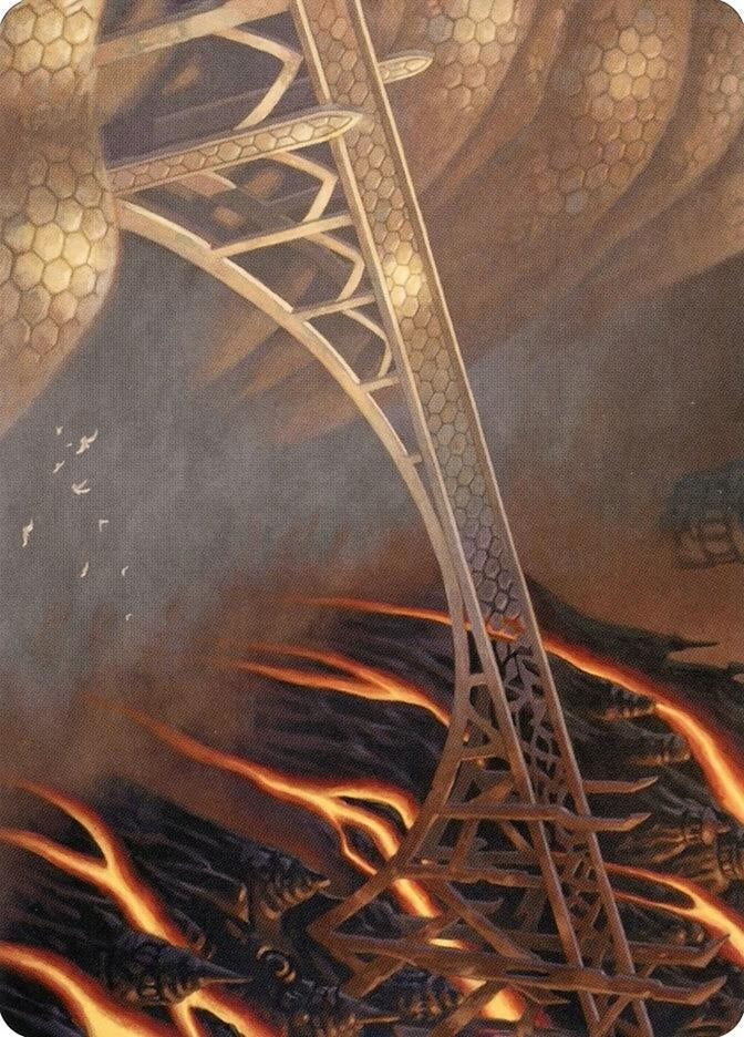 Image for Rustvale Bridge Art Card (77) (Art Series: Modern Horizons 2) - Magic: The Gathering