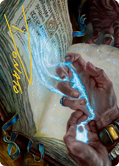 Image for Mystic Redaction Art Card (Gold-Stamped Signature) (16) (Art Series: Modern Horizons 2) - Magic: The Gathering