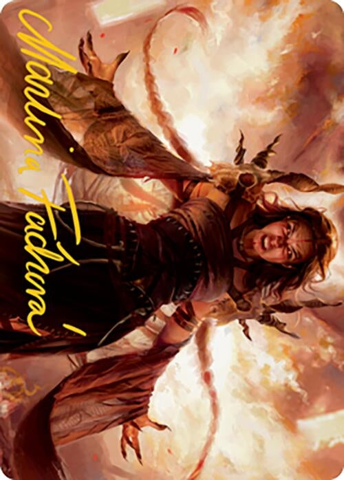 Image for Dragon's Rage Channeler Art Card (Gold-Stamped Signature) (35) (Art Series: Modern Horizons 2) - Magic: The Gathering