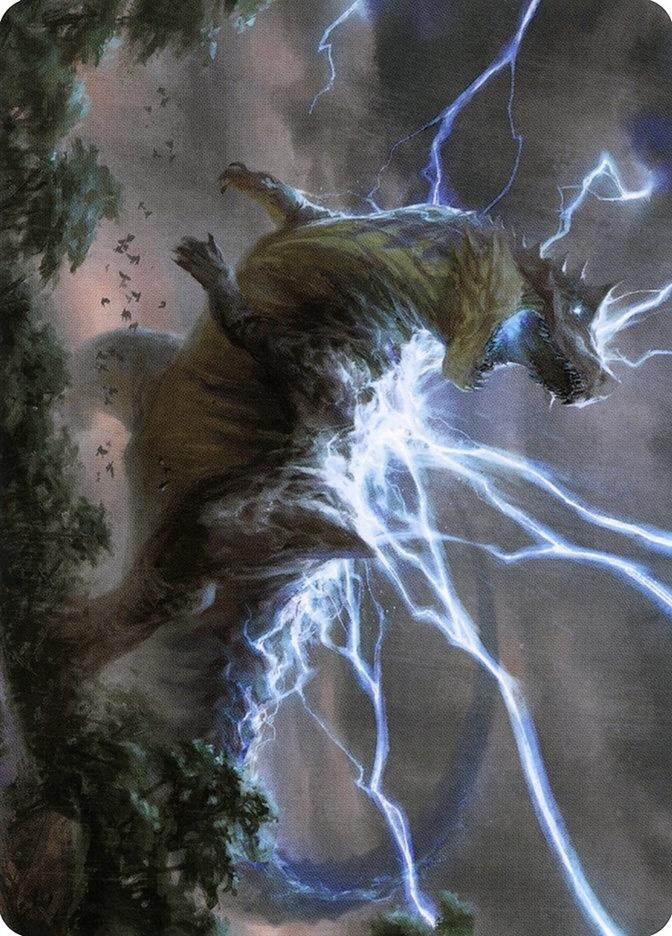 Image for Thrasta, Tempest's Roar Art Card (41/81) (41) (Art Series: Modern Horizons 2) - Magic: The Gathering