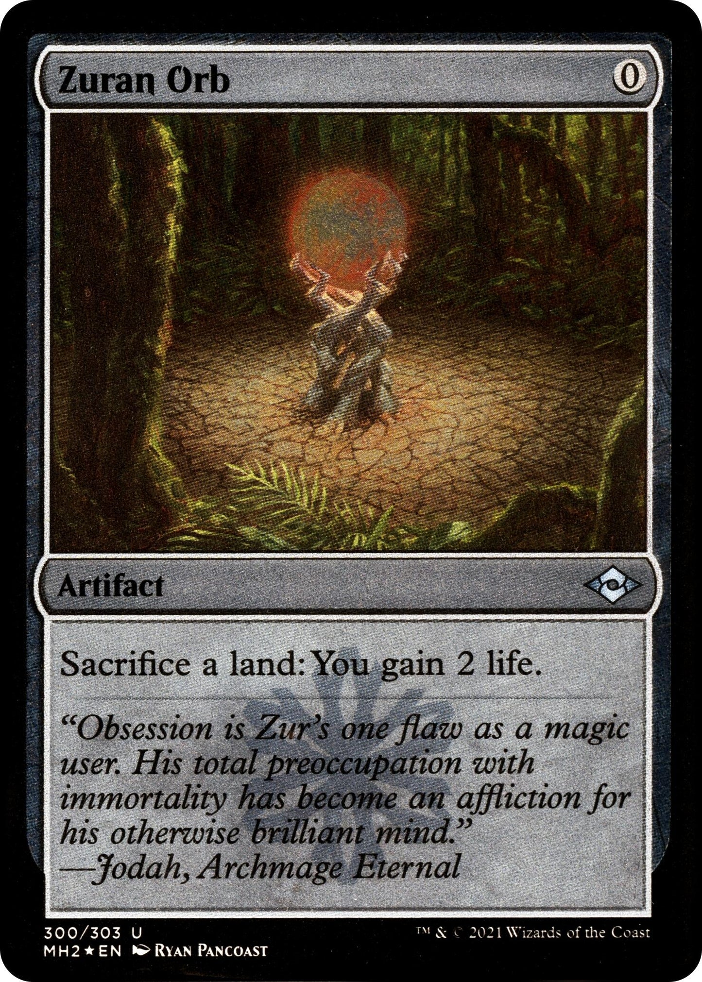 Image for Zuran Orb (Foil Etched) (300) (Modern Horizons 2) - Magic: The Gathering