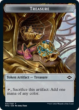 Image for Treasure (021) // Beast Double-Sided Token (21 // 9) (Modern Horizons 2) - Magic: The Gathering