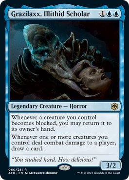 Image for Grazilaxx, Illithid Scholar (60) (Adventures in the Forgotten Realms) - Magic: The Gathering