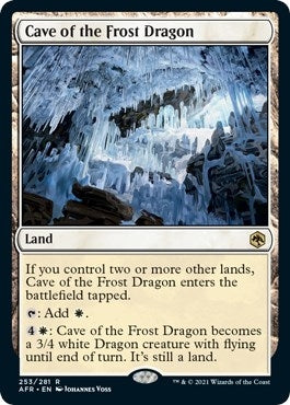 Image for Cave of the Frost Dragon (253) (Adventures in the Forgotten Realms) - Magic: The Gathering