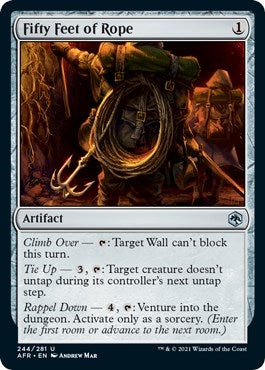 Image for Fifty Feet of Rope (244) (Adventures in the Forgotten Realms) - Magic: The Gathering