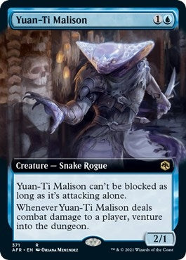 Image for Yuan-Ti Malison (Extended Art) (371) (Adventures in the Forgotten Realms) - Magic: The Gathering