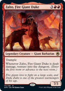 Image for Zalto, Fire Giant Duke (171) (Adventures in the Forgotten Realms) - Magic: The Gathering