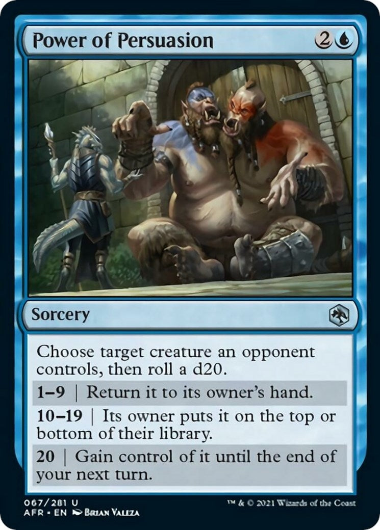 Image for Power of Persuasion (67) (Adventures in the Forgotten Realms) - Magic: The Gathering