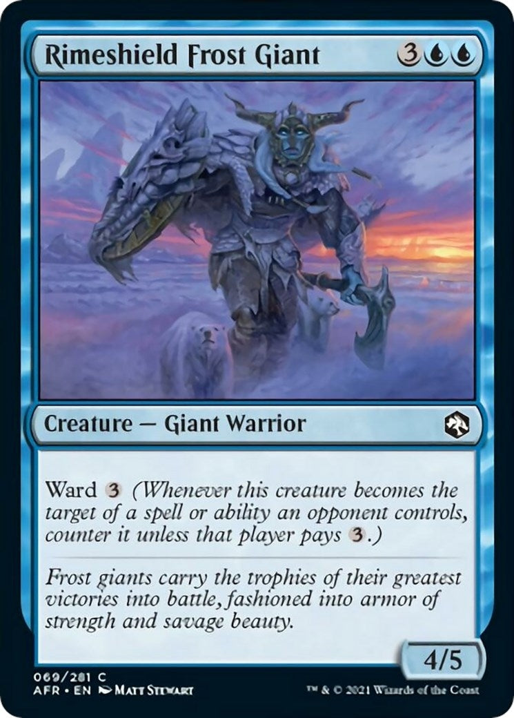 Image for Rimeshield Frost Giant (69) (Adventures in the Forgotten Realms) - Magic: The Gathering