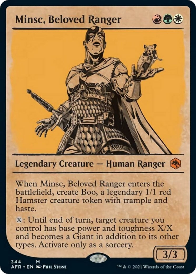 Image for Minsc, Beloved Ranger (Showcase) (344) (Adventures in the Forgotten Realms) - Magic: The Gathering