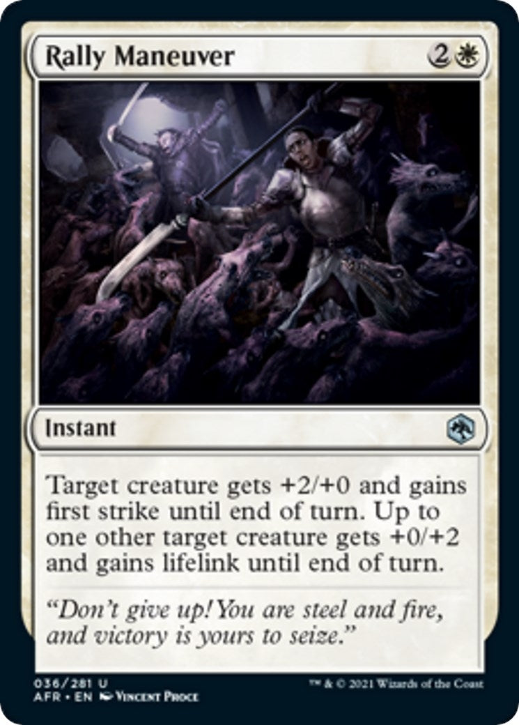 Image for Rally Maneuver (36) (Adventures in the Forgotten Realms) - Magic: The Gathering