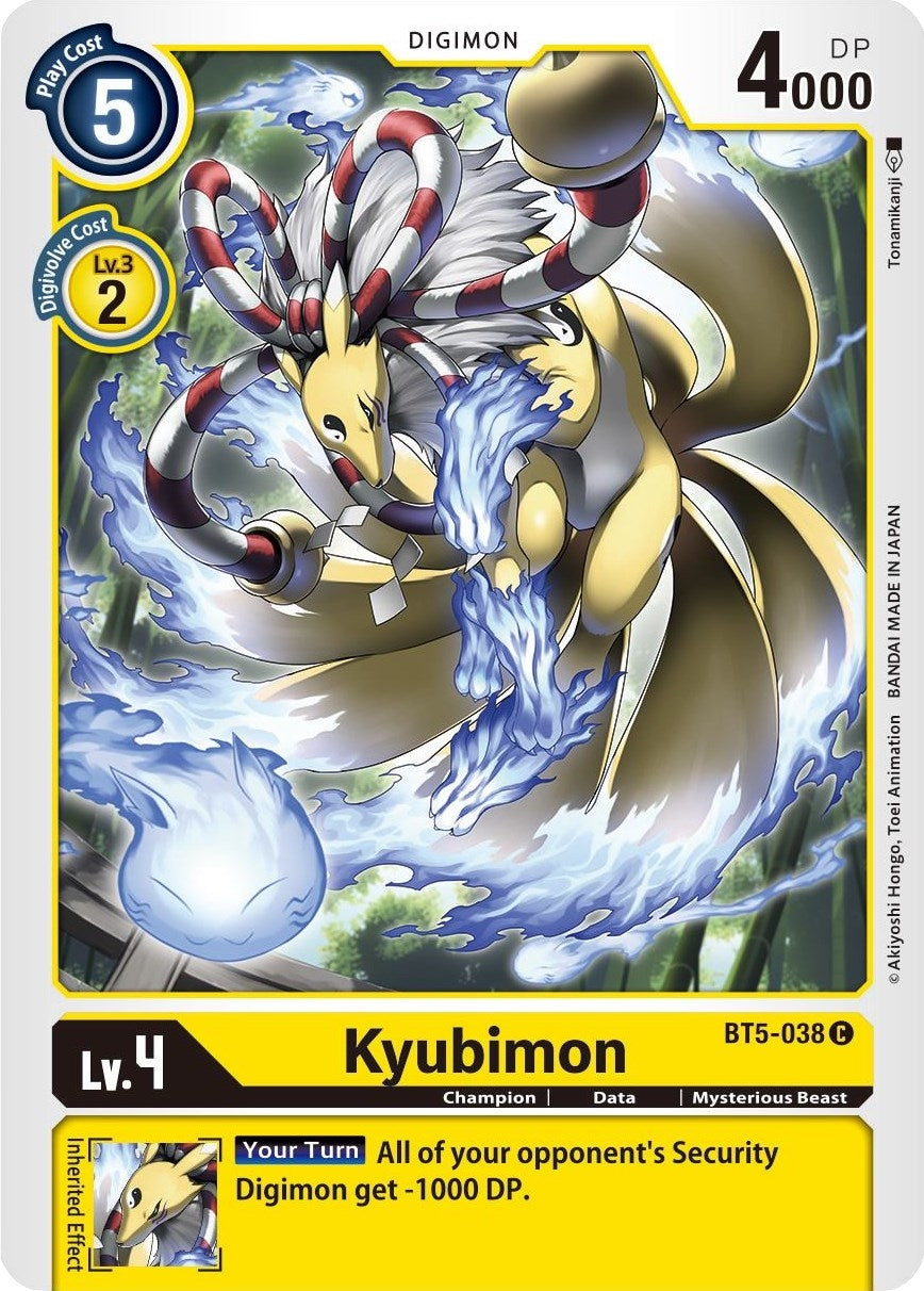 Image for Kyubimon (BT5-038 C) (Battle of Omni) - Digimon Card Game