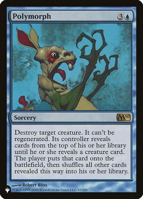 Image for Polymorph (67/249) (The List Reprints) - Magic: The Gathering