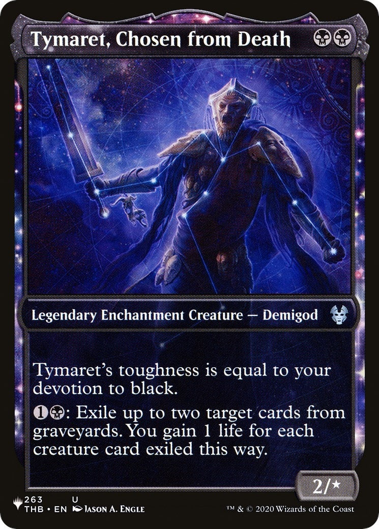 Image for Tymaret, Chosen from Death (Showcase) (263/254) (The List Reprints) - Magic: The Gathering