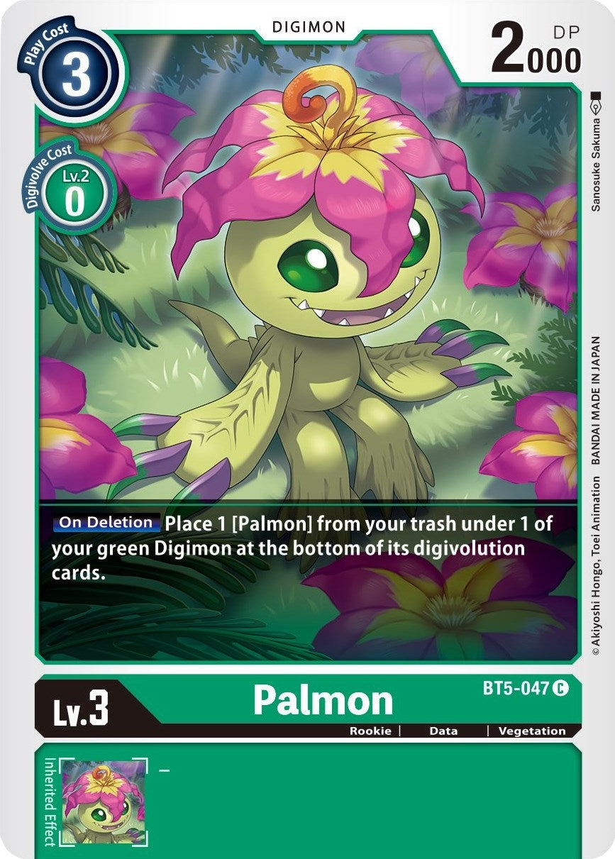 Image for Palmon (BT5-047 C) (Battle of Omni) - Digimon Card Game