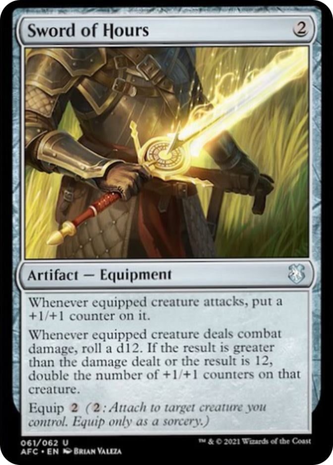 Image for Sword of Hours (61) (Commander: Adventures in the Forgotten Realms) - Magic: The Gathering