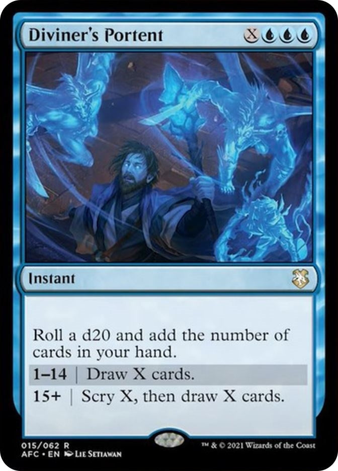 Image for Diviner's Portent (15) (Commander: Adventures in the Forgotten Realms) - Magic: The Gathering