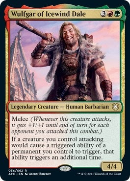 Image for Wulfgar of Icewind Dale (56) (Commander: Adventures in the Forgotten Realms) - Magic: The Gathering