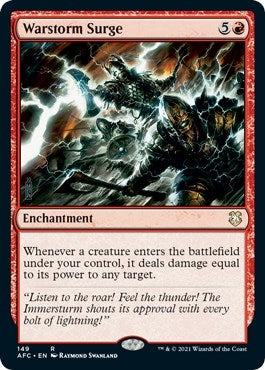 Image for Warstorm Surge (149) (Commander: Adventures in the Forgotten Realms) - Magic: The Gathering
