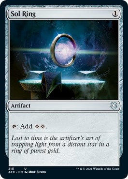 Image for Sol Ring (215) (Commander: Adventures in the Forgotten Realms) - Magic: The Gathering