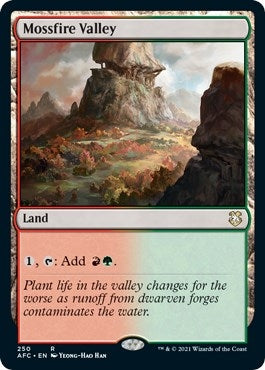 Image for Mossfire Valley (250) (Commander: Adventures in the Forgotten Realms) - Magic: The Gathering