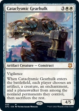 Image for Cataclysmic Gearhulk (65) (Commander: Adventures in the Forgotten Realms) - Magic: The Gathering