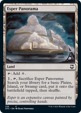 Image for Esper Panorama (235) (Commander: Adventures in the Forgotten Realms) - Magic: The Gathering