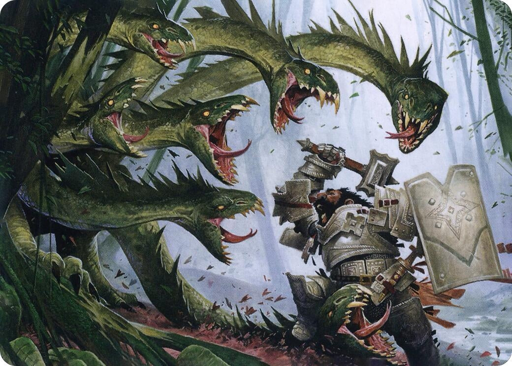Image for Lair of the Hydra Art Card (67) (Art Series: Adventures in the Forgotten Realms) - Magic: The Gathering