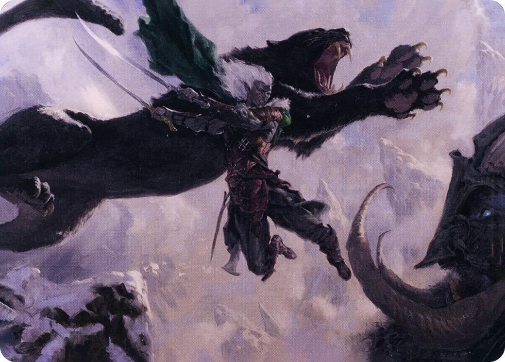 Image for Drizzt Do'Urden Art Card (52) (Art Series: Adventures in the Forgotten Realms) - Magic: The Gathering
