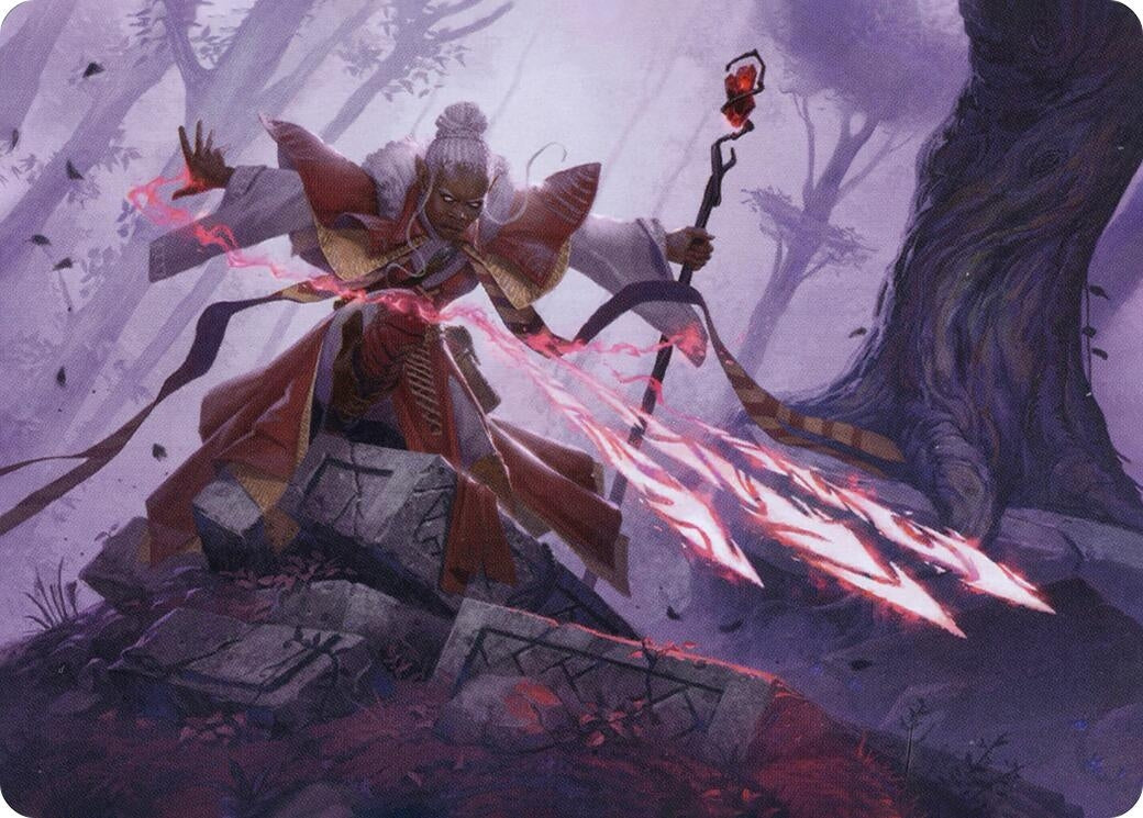 Image for Magic Missile Art Card (48) (Art Series: Adventures in the Forgotten Realms) - Magic: The Gathering
