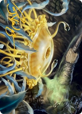 Image for Flumph Art Card (Gold-Stamped Signature) (12) (Art Series: Adventures in the Forgotten Realms) - Magic: The Gathering