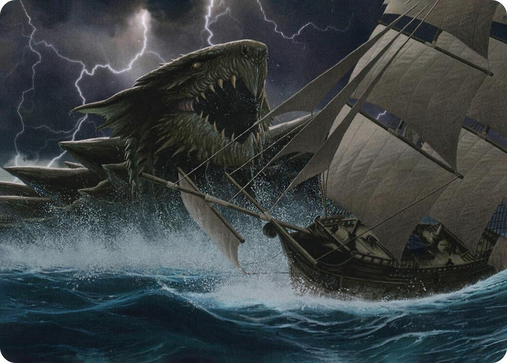Image for Dragon Turtle Art Card (10) (Art Series: Adventures in the Forgotten Realms) - Magic: The Gathering