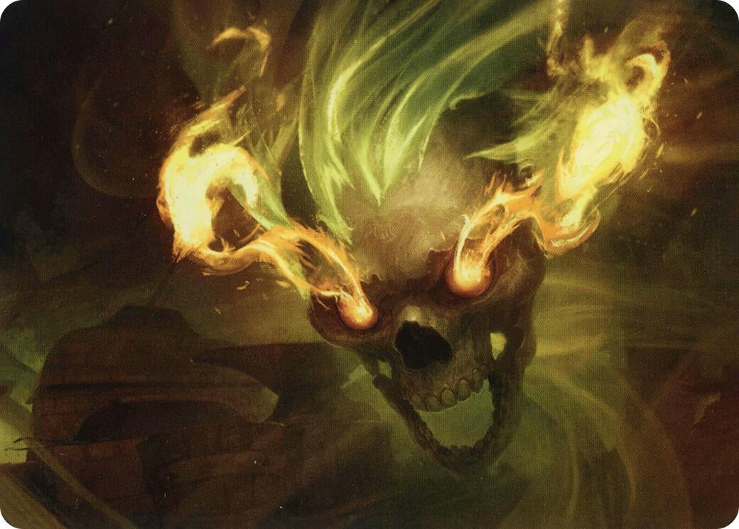Image for Flameskull Art Card (14) (Art Series: Adventures in the Forgotten Realms) - Magic: The Gathering