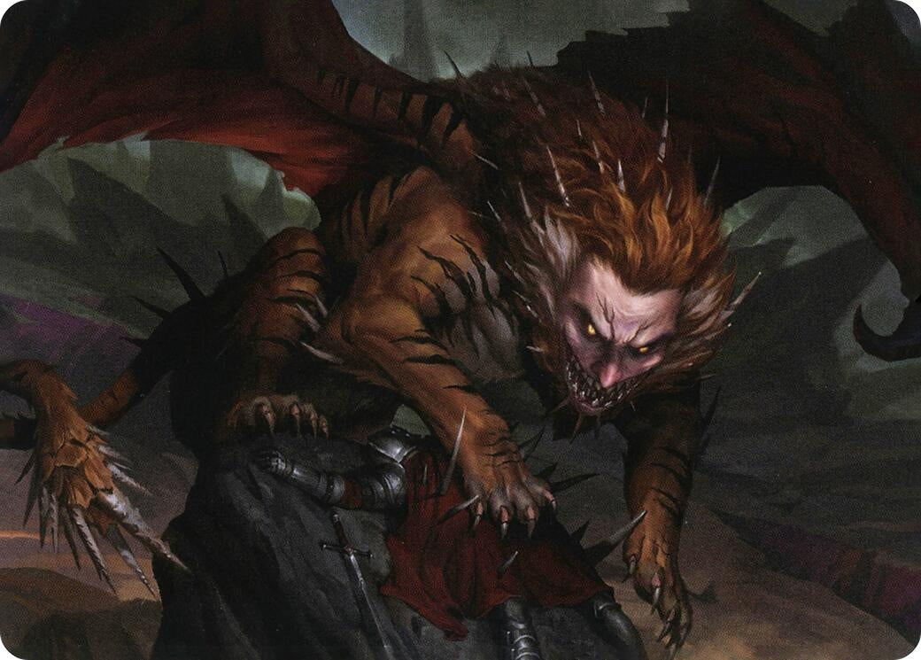 Image for Manticore Art Card (6) (Art Series: Adventures in the Forgotten Realms) - Magic: The Gathering